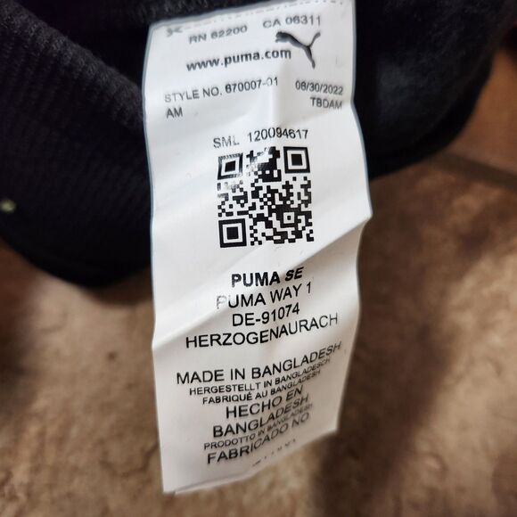 Puma Women’s Jogger Pants – Size Medium, Black Fleece, NWT - Picture 7 of 9